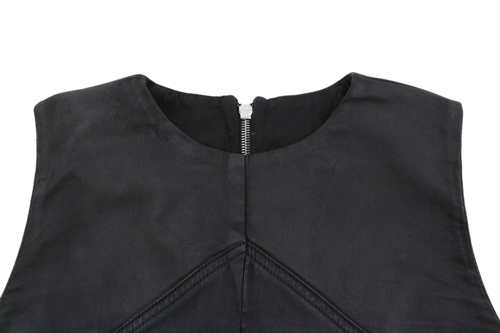 DIESEL D-Floor-SP-NE Womens Classic M Sleeveless Zip Coated Mini RRP€325