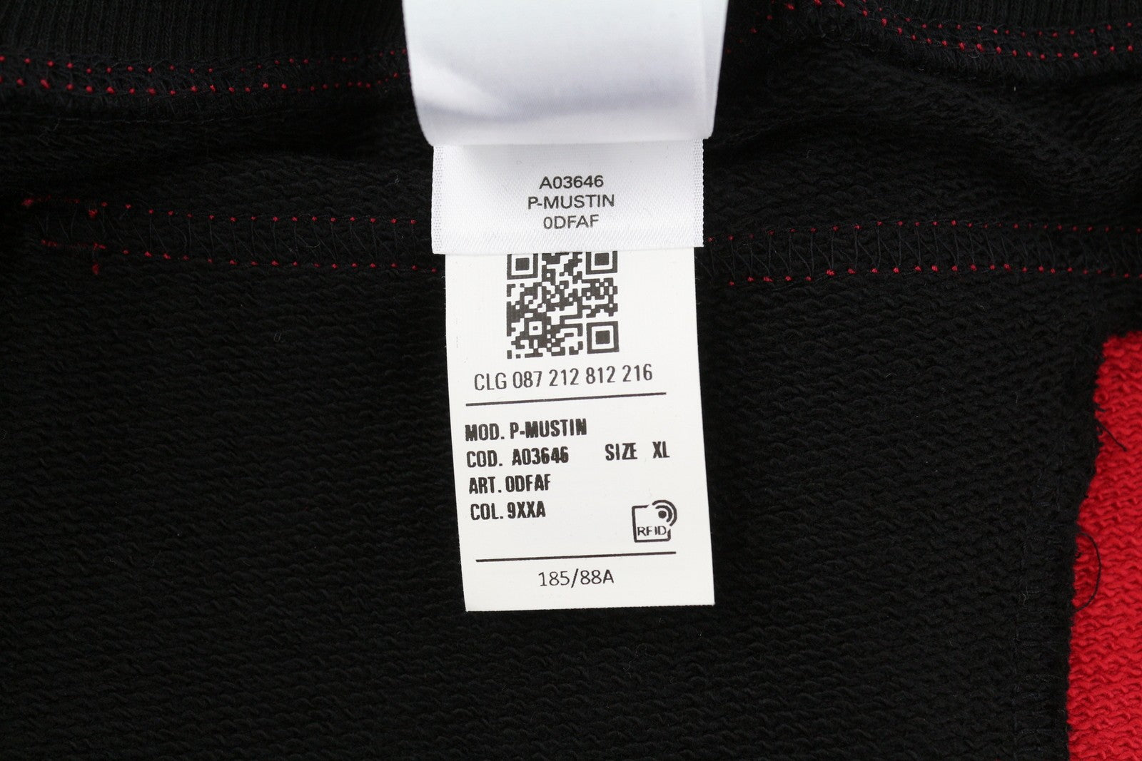 DIESEL P-Mustin Mens Shorts XL Red Printed Sweat Elastic Waist Pocket RRP€125