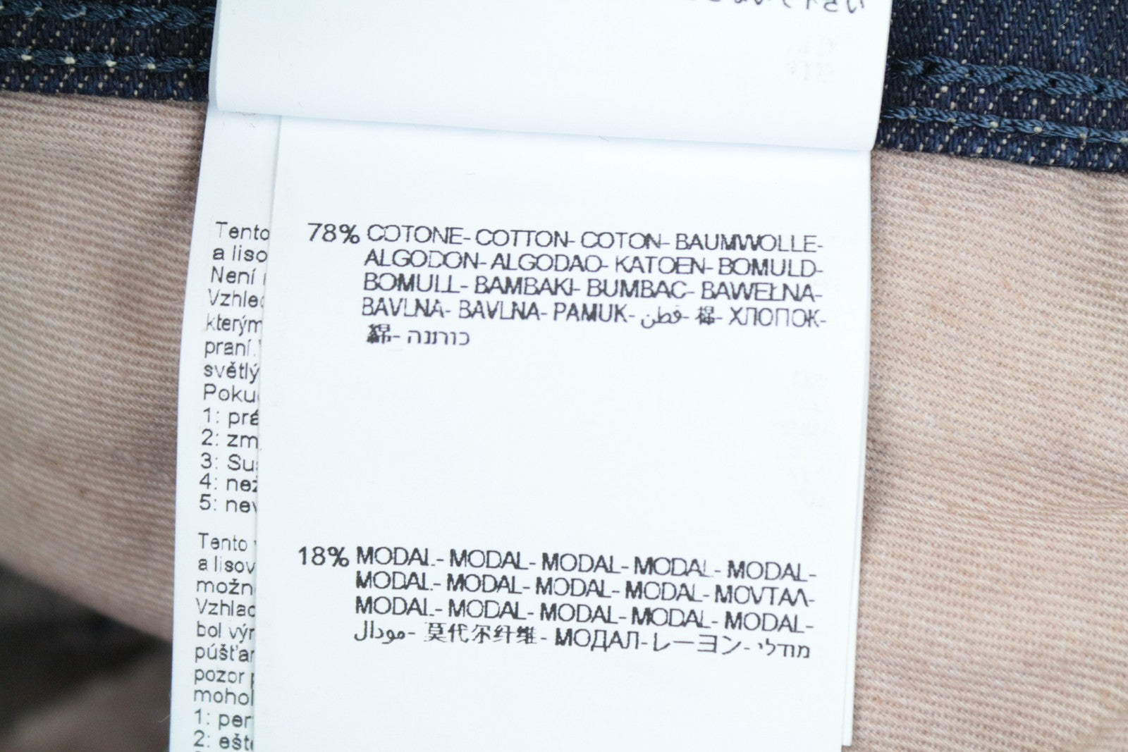 REPLAY Anbass Men's W30/L32 Dark Blue Slim Fit Stretch Jeans Faded Zip Power