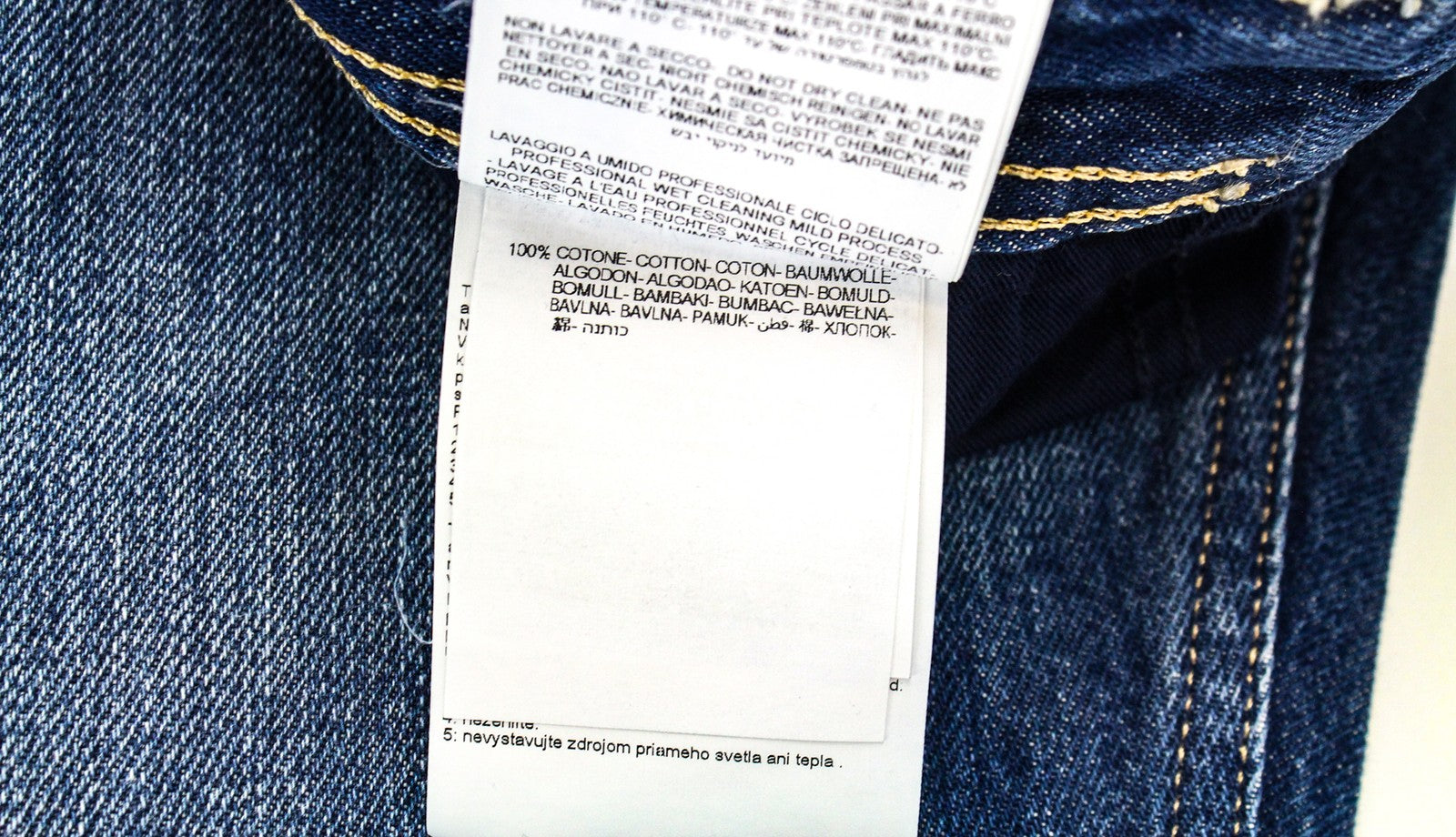 REPLAY Grover Men's W30/L34 Blue Distressed Stone Wash Jeans Button Fly