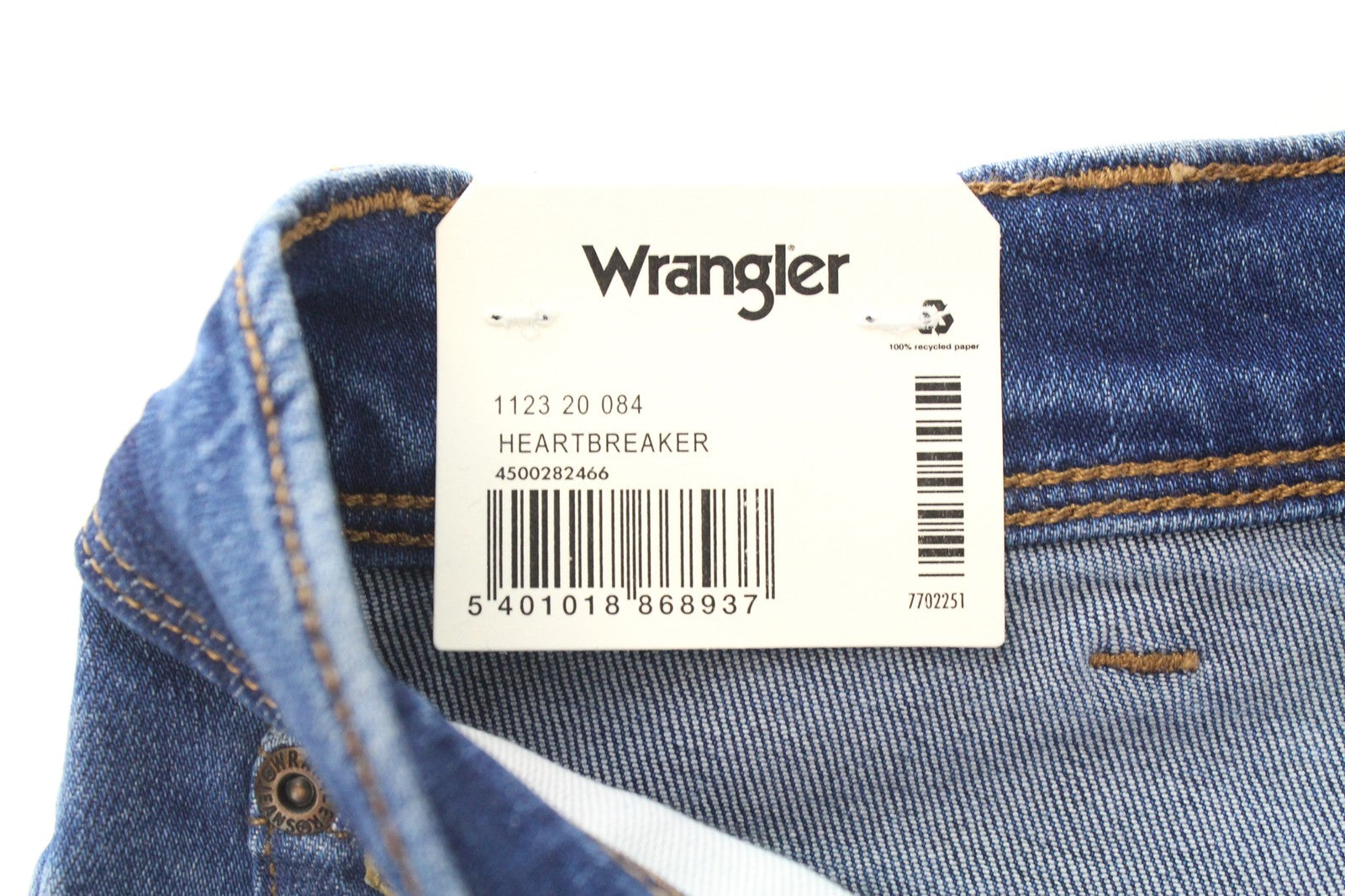 WRANGLER Indigood Texas 821 Men's W32/L32 Straight Jeans Light Blue Denim