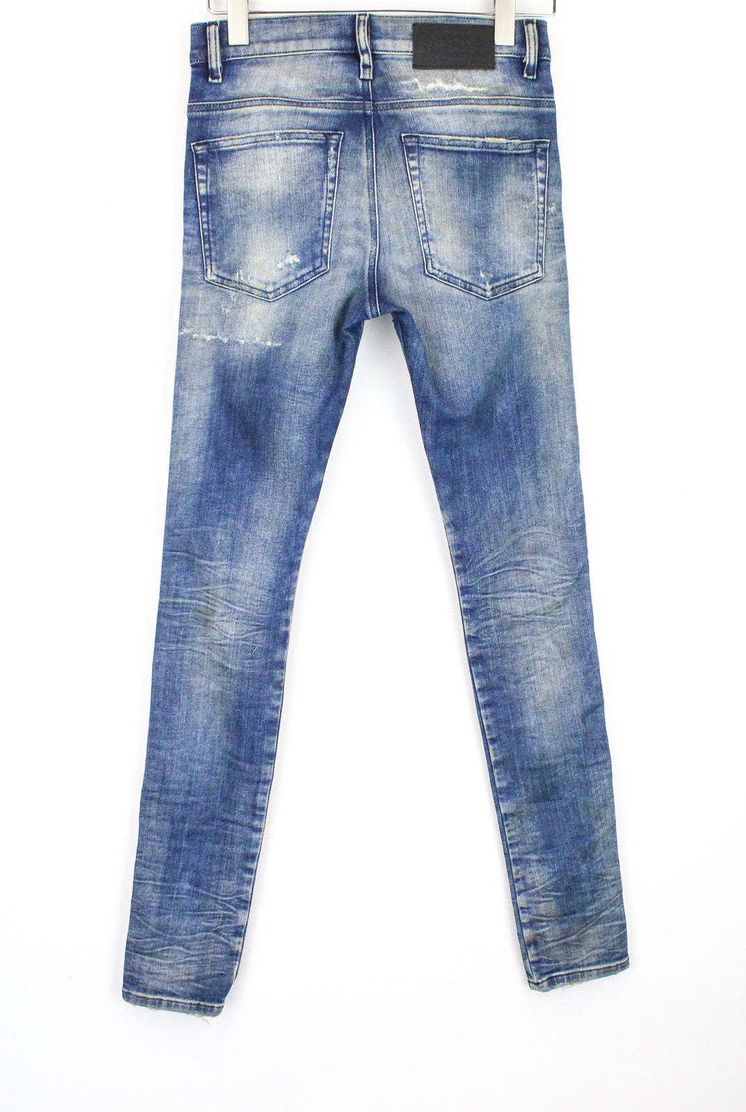 DIESEL D-Reeft-T 0870O Men's W26 Skinny Sweat Jogg Jeans Vintage Distressed