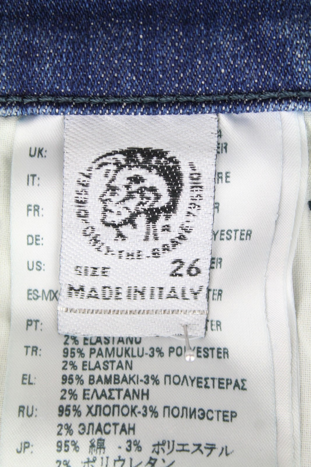 DIESEL D-Reeft-T 0870O Men's W26 Skinny Sweat Jogg Jeans Vintage Distressed