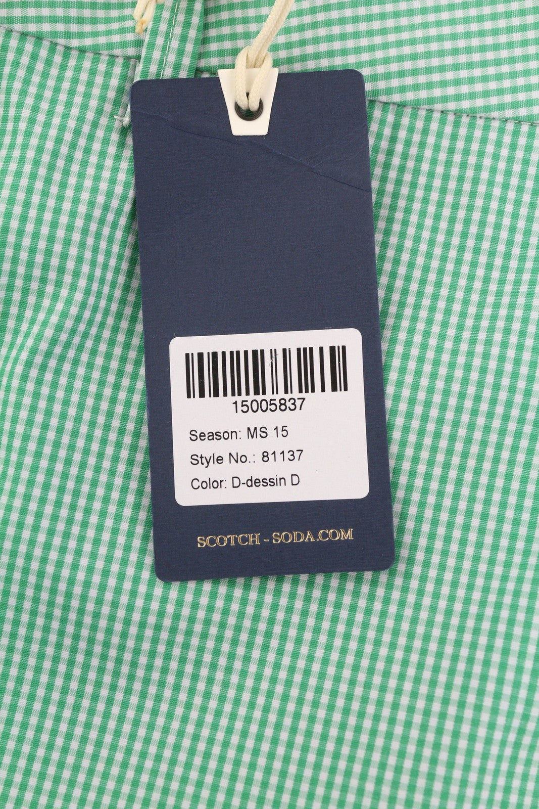 SCOTCH & SODA Men Swimwear ~W30 Green Patterned Turn-Up Zip Fly Beach Bottom