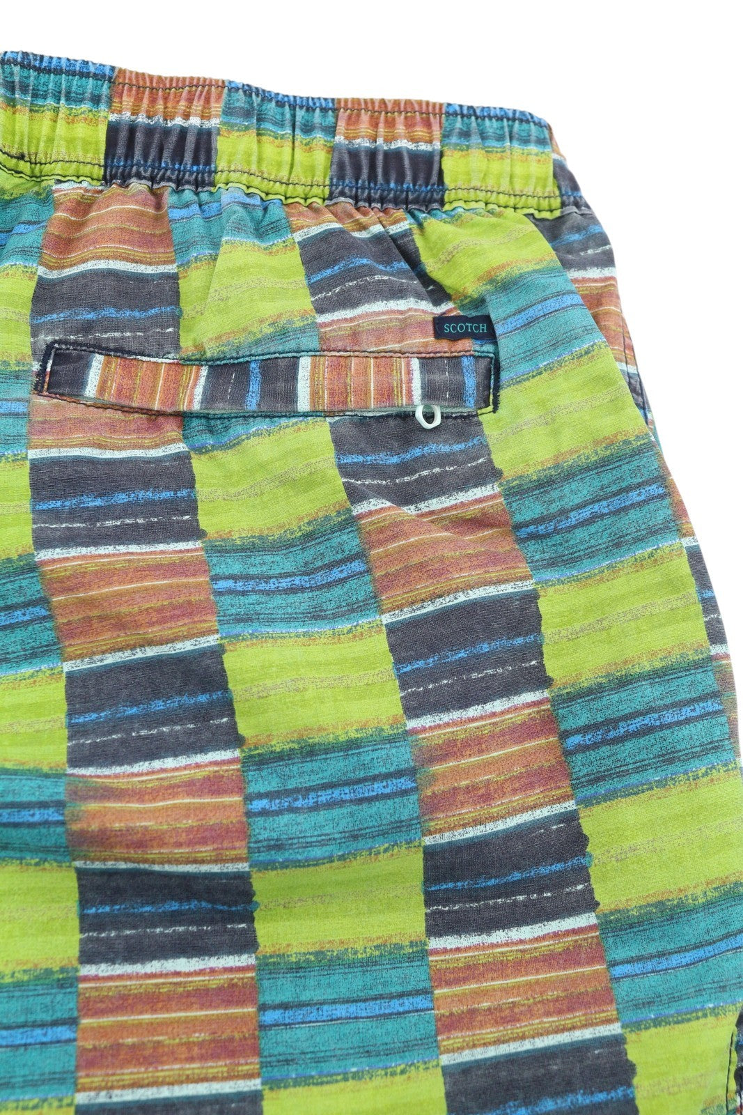 SCOTCH & SODA Men Swimwear ~W30 Colourful Elastic Waist Mesh Lined Beach Bottom