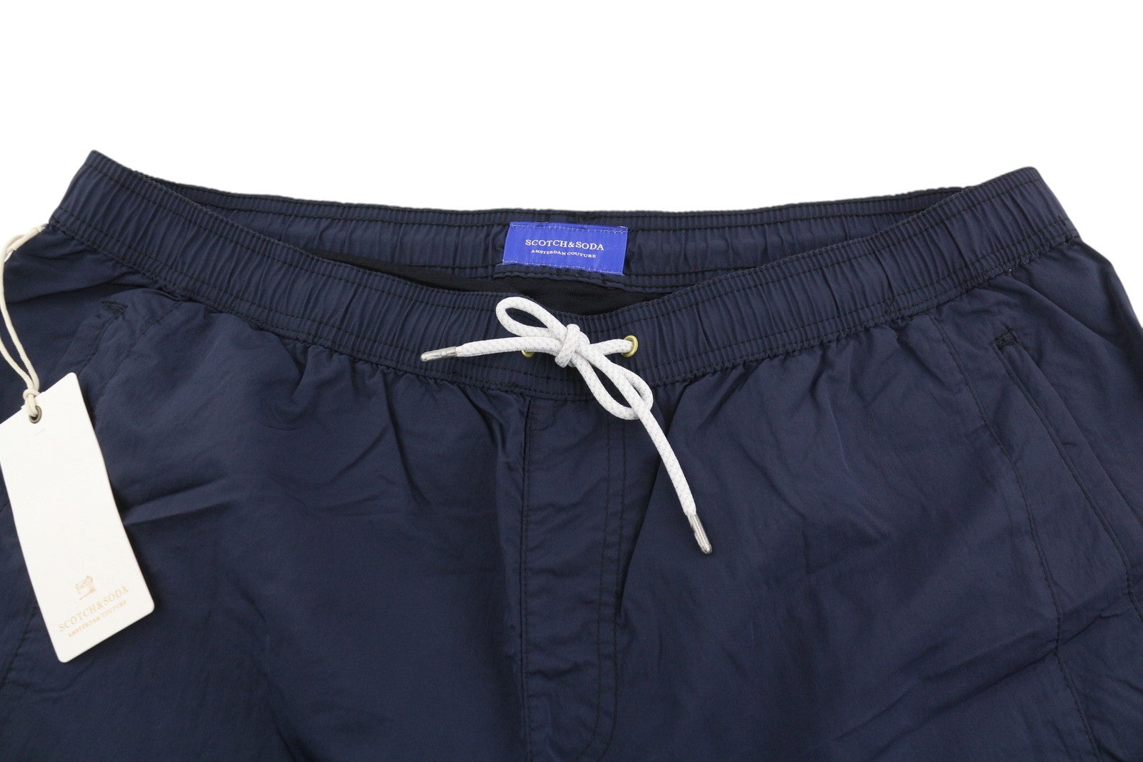 SCOTCH & SODA Men Swimwear ~W34 Dark Blue Mesh Lined Elastic Waist Beatch Bottom