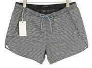 SCOTCH & SODA Men Swimwear XL Grey Patterned Mesh Elastic Waist Beach Bottom