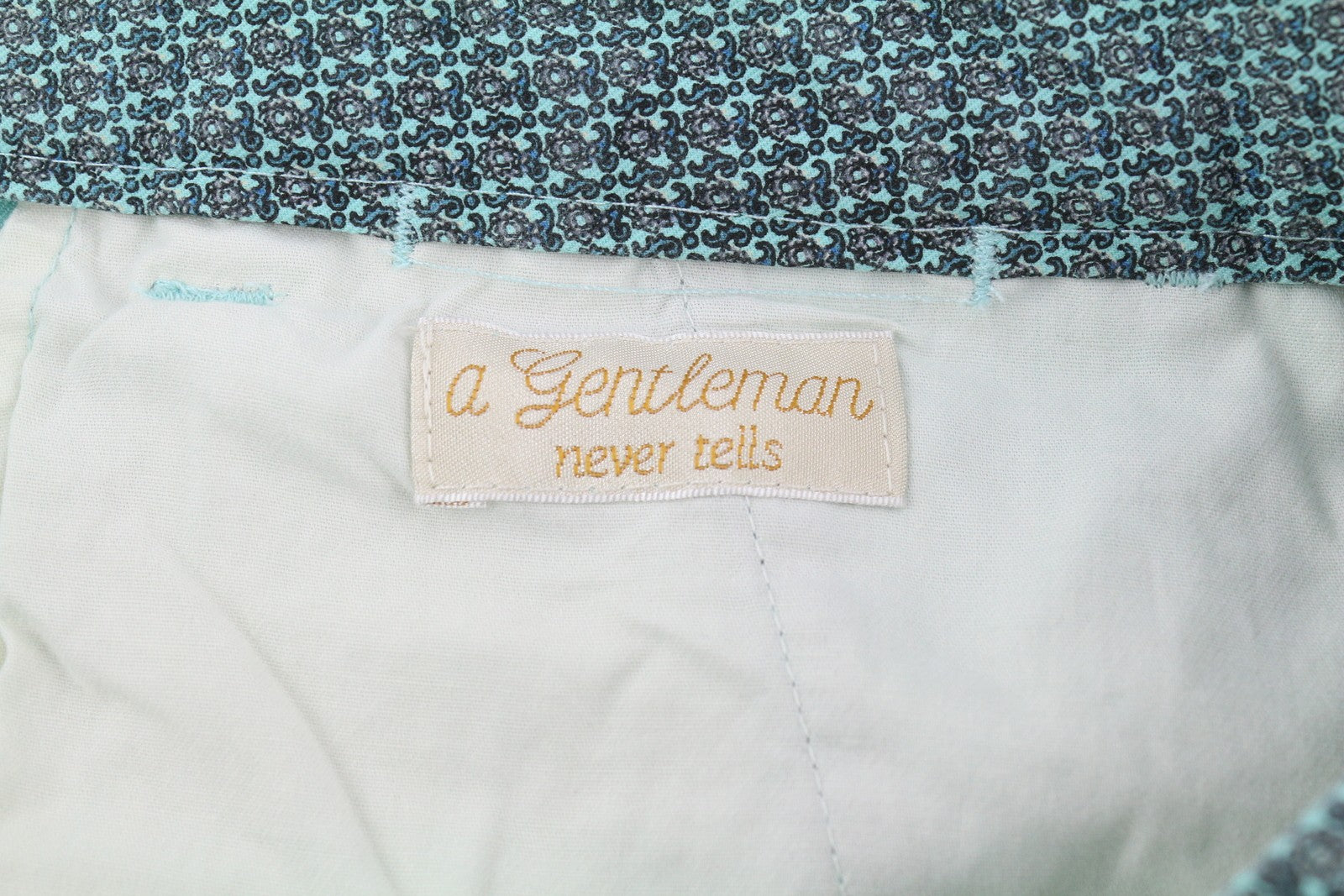 SCOTCH & SODA Men Shorts ~W32 Chino Patterned Turn-Up 5-Design Pockets Casual