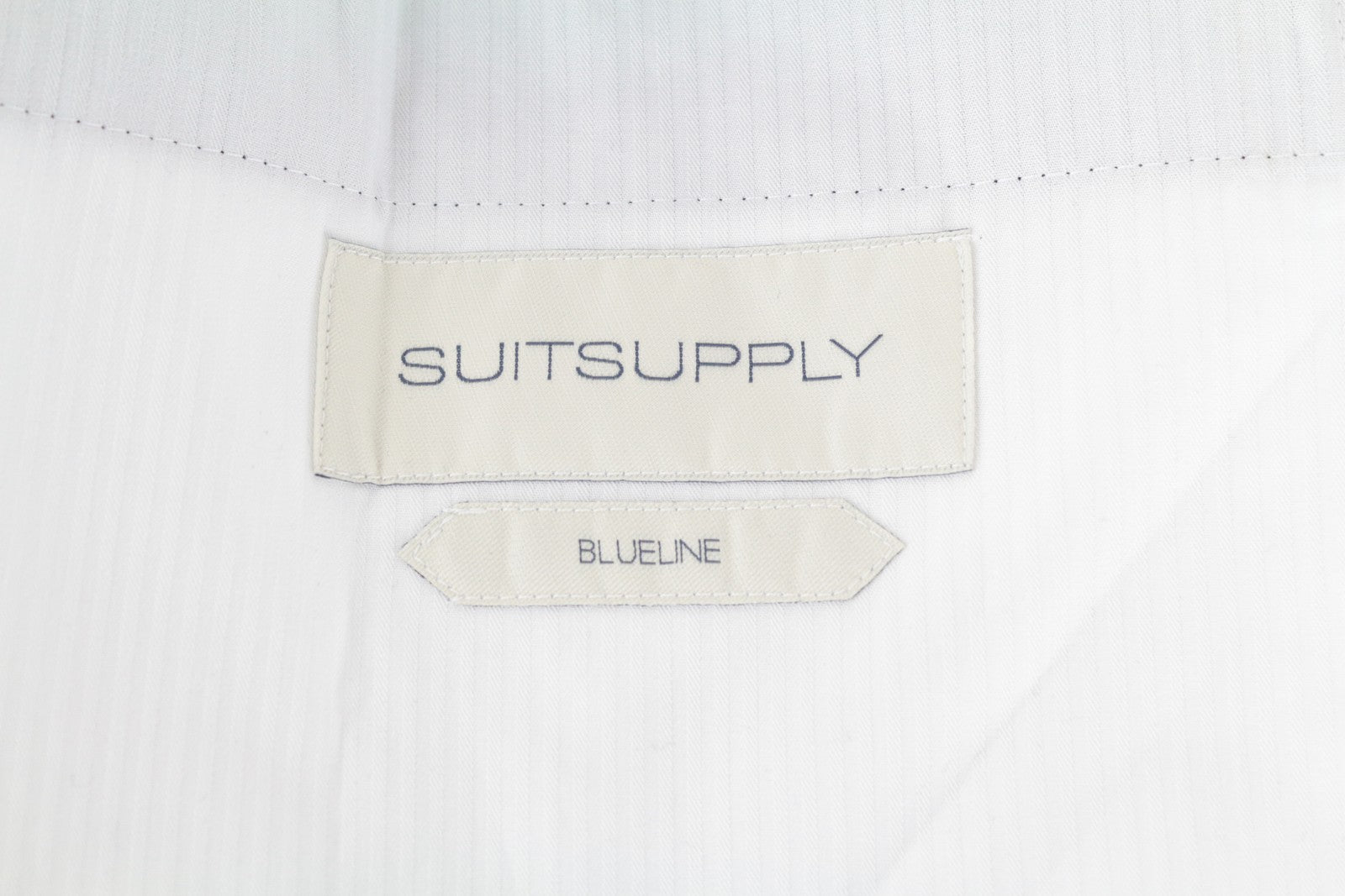 SUITSUPPLY Blue Line Brescia Men's Trousers UK36R Wool Striped Straight Fit