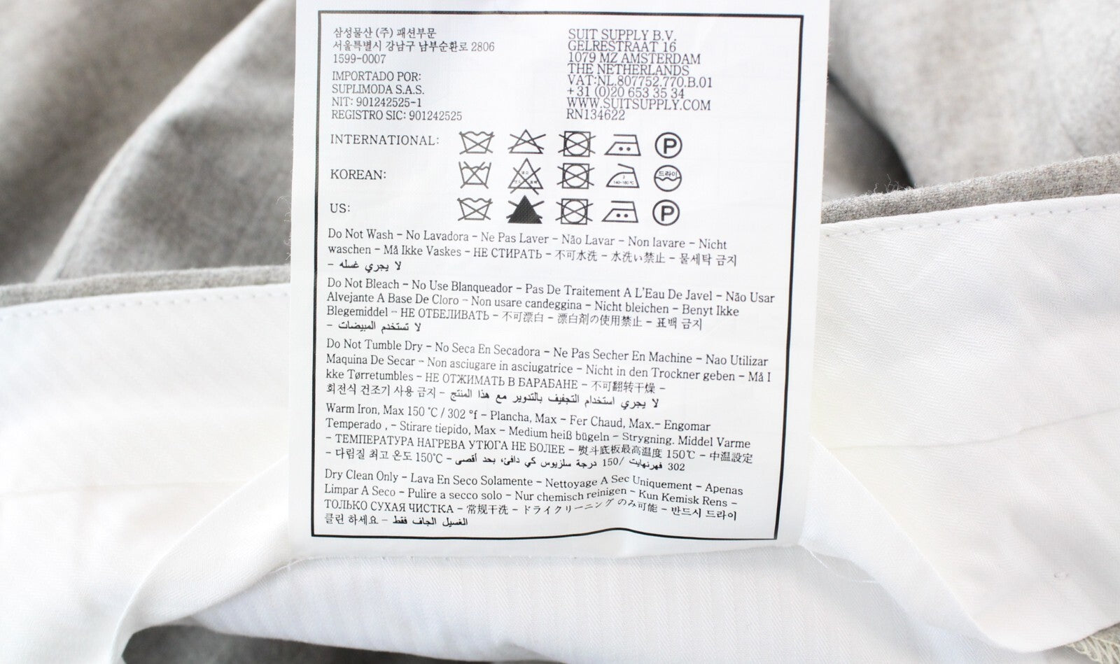 SUITSUPPLY Jort La Spalla Men's Suit UK38R Wool Cashmere Sand Brown RRP$739