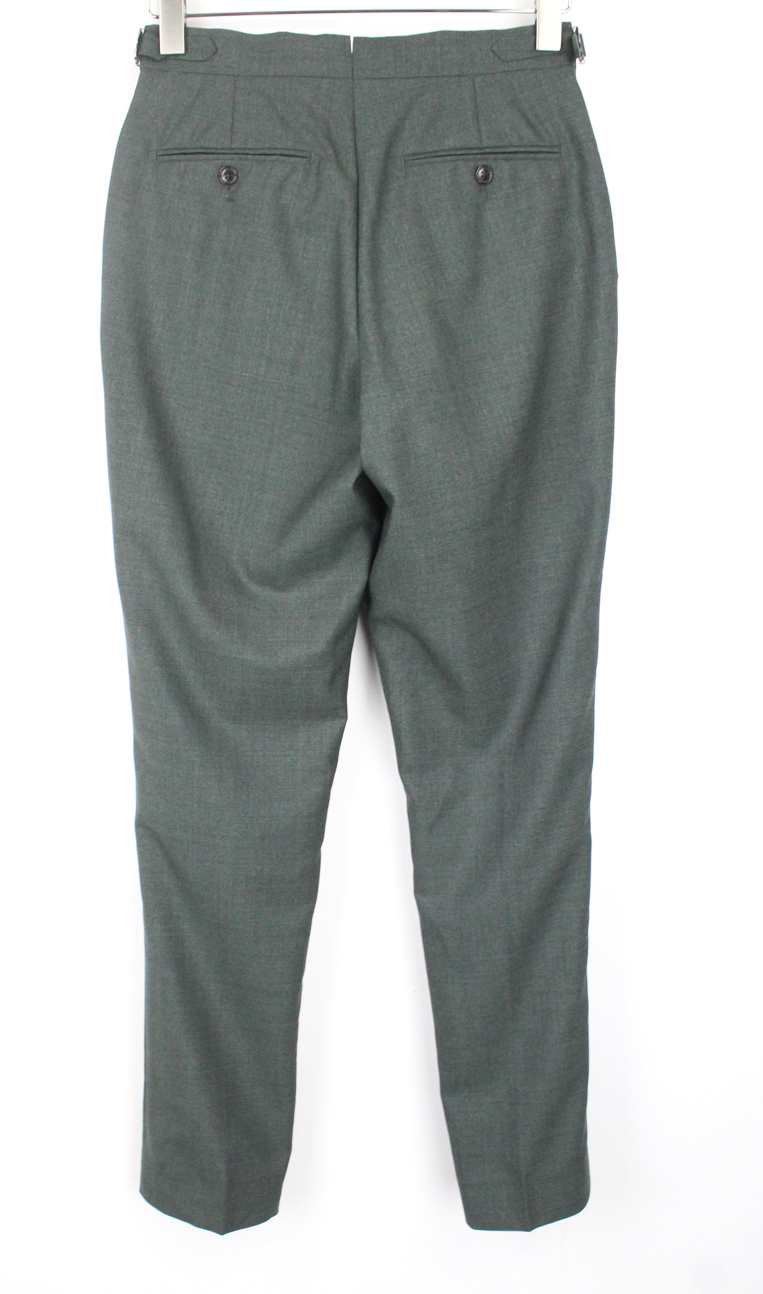 SUITSUPPLY La Spalla Men's Suit UK34R Green Half-Lined Wool Slim 2 Piece Set