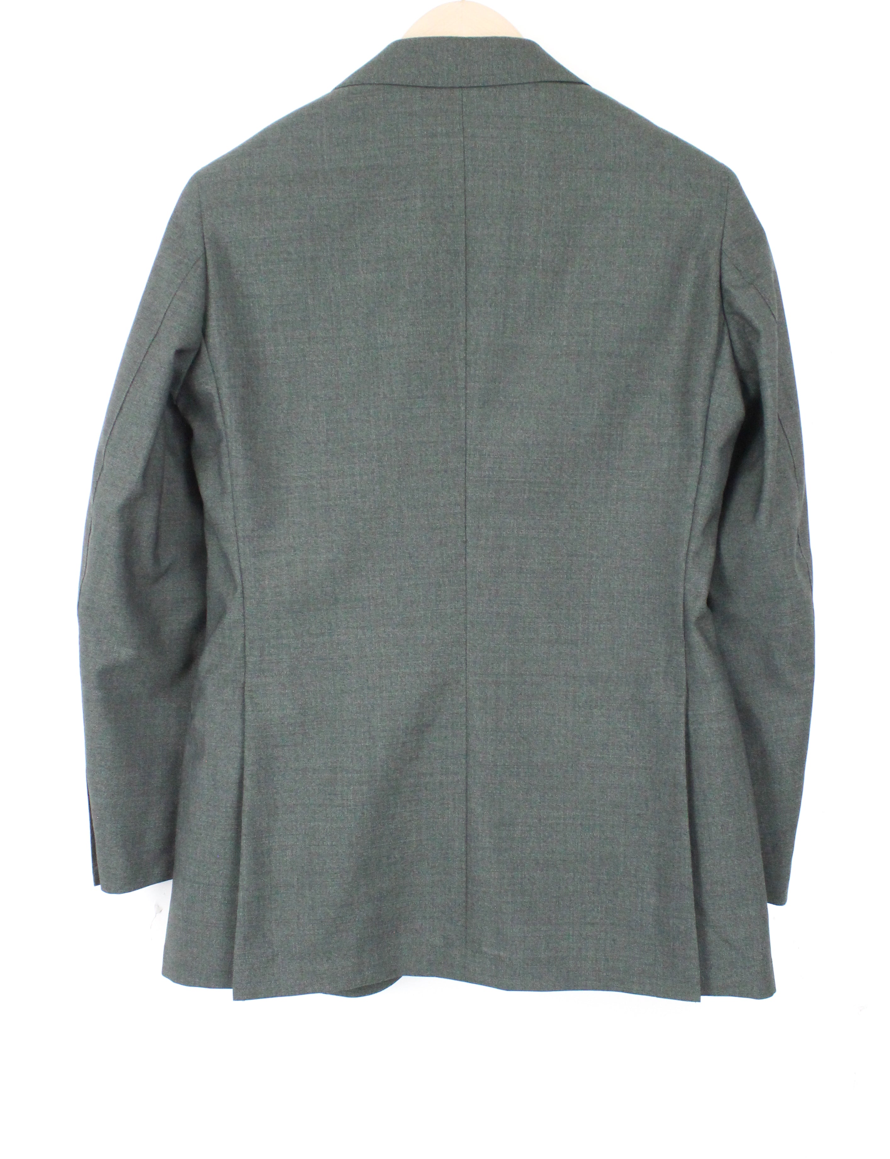 SUITSUPPLY La Spalla Men's Suit UK34R Green Half-Lined Wool Slim 2 Piece Set