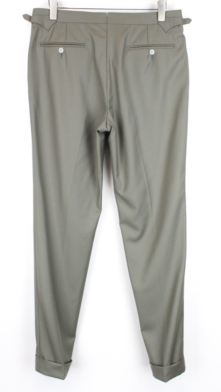 SUITSUPPLY Havana Tulip Men's Suit UK40R Green Pure Wool Lined 2 Piece Look