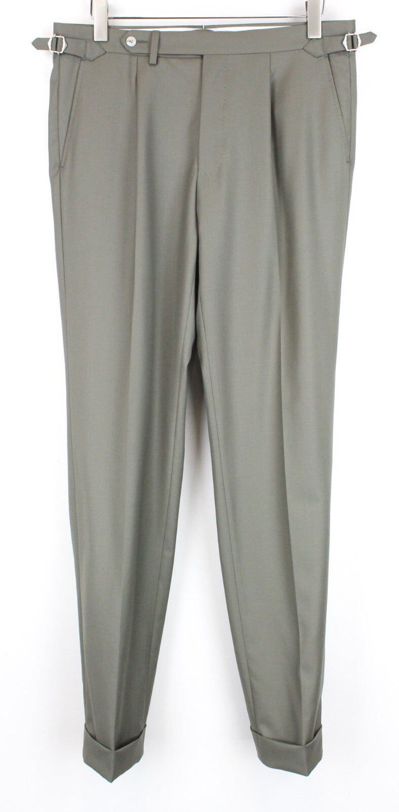 SUITSUPPLY Havana Tulip Men's Suit UK40R Green Pure Wool Lined 2 Piece Look