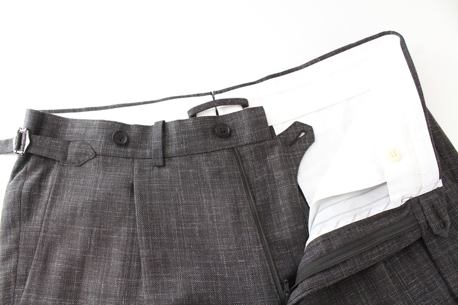 SUITSUPPLY Havana Men's Suit UK38R Slim Wool Silk Melange 3 Piece Brown Blend