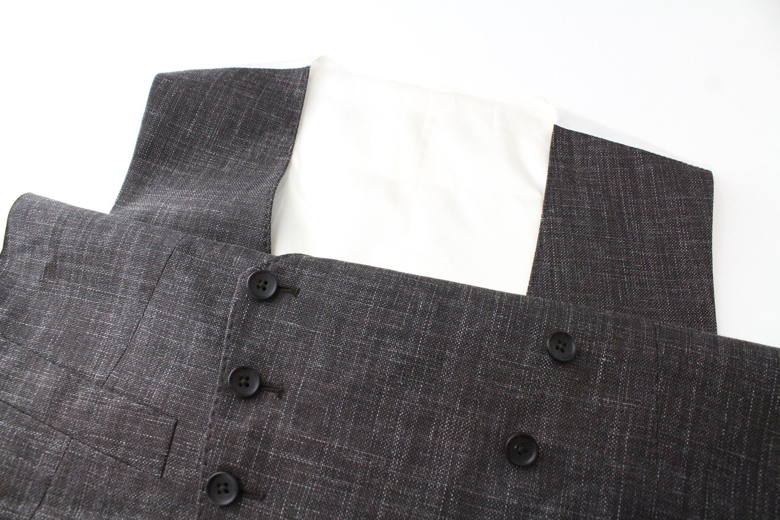 SUITSUPPLY Havana Men's Suit UK38R Slim Wool Silk Melange 3 Piece Brown Blend