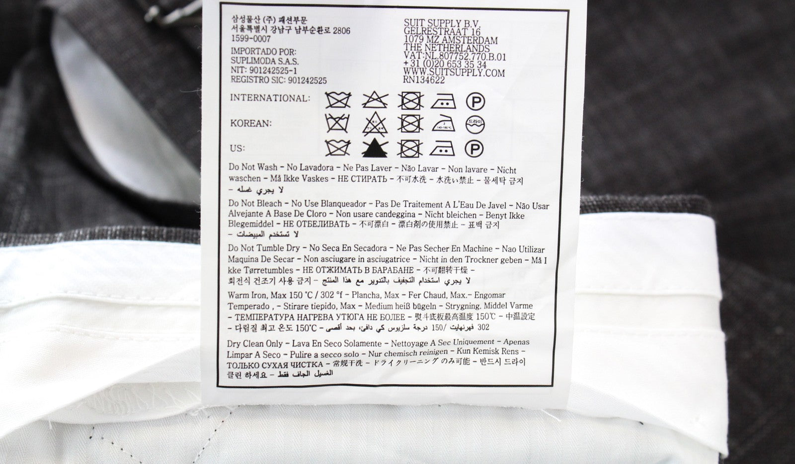 SUITSUPPLY Havana Men's Suit UK38R Slim Wool Silk Melange 3 Piece Brown Blend