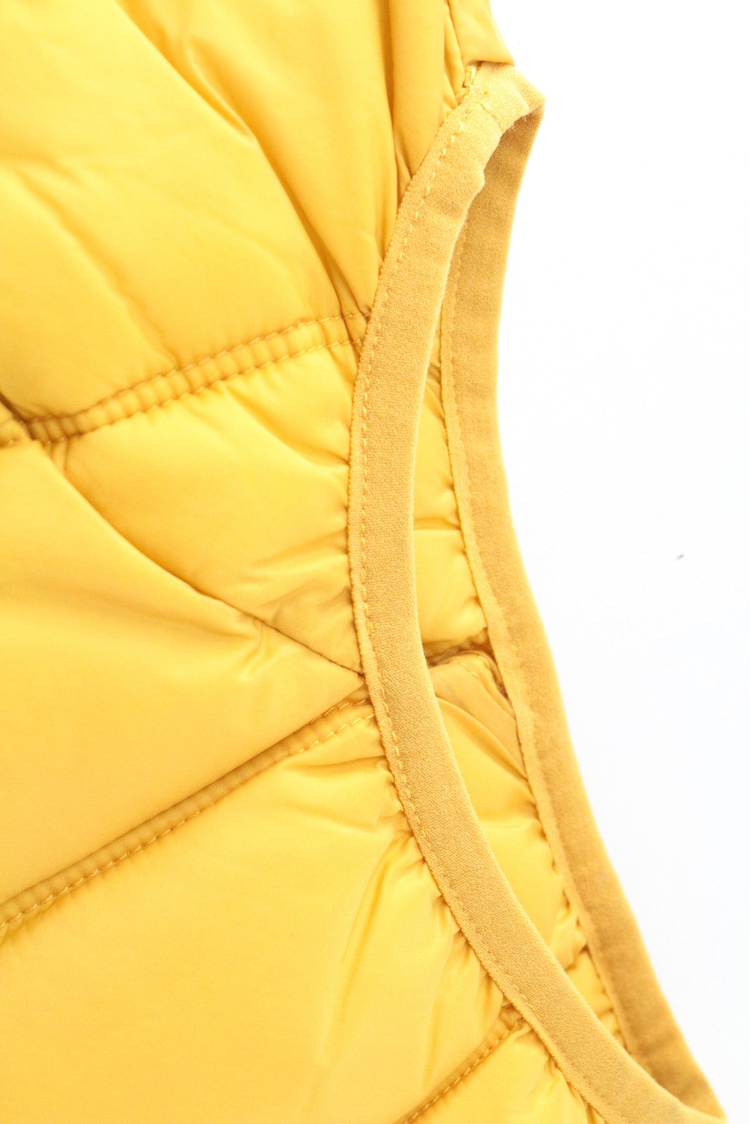 TUCANO URBANO Hot Dan Women's Vest EU38 Moto Quilted Puffer Yellow Down Look