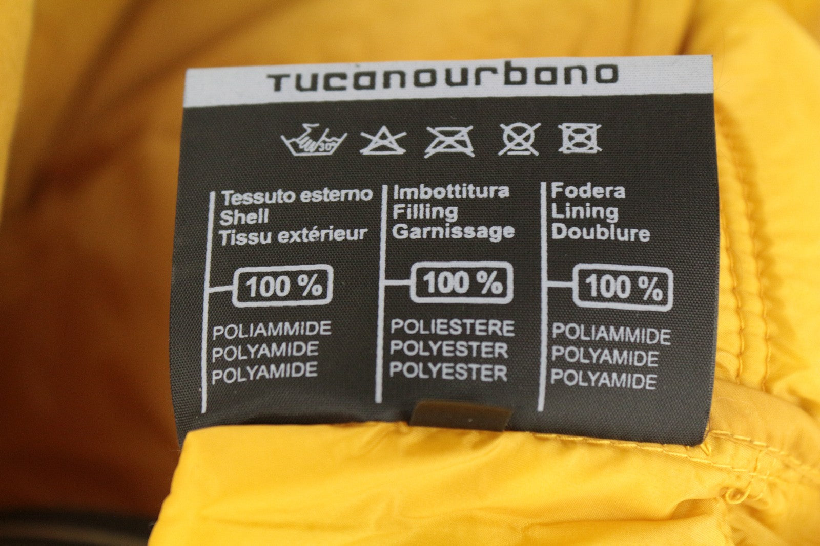 TUCANO URBANO Hot Dan Women's Vest EU38 Moto Quilted Puffer Yellow Down Look