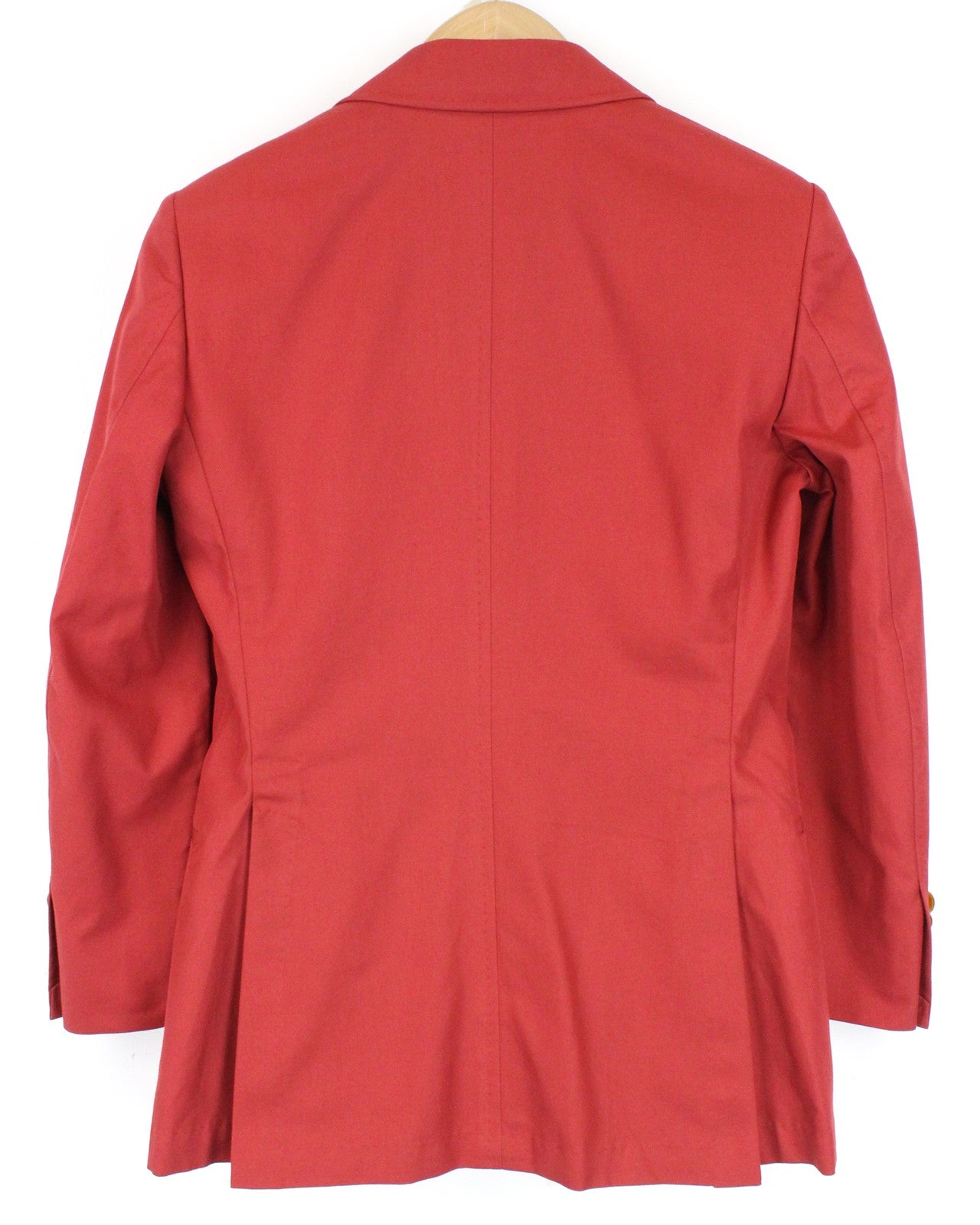 SUITSUPPLY La Spalla Boys Men's Suit UK32R Unlined Cotton Red 2 Piece Double