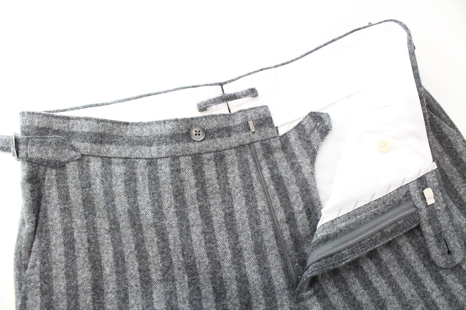 SUITSUPPLY Havana Men's Suit UK38R Double Breasted Alpaca Wool 2 Piece Stripe