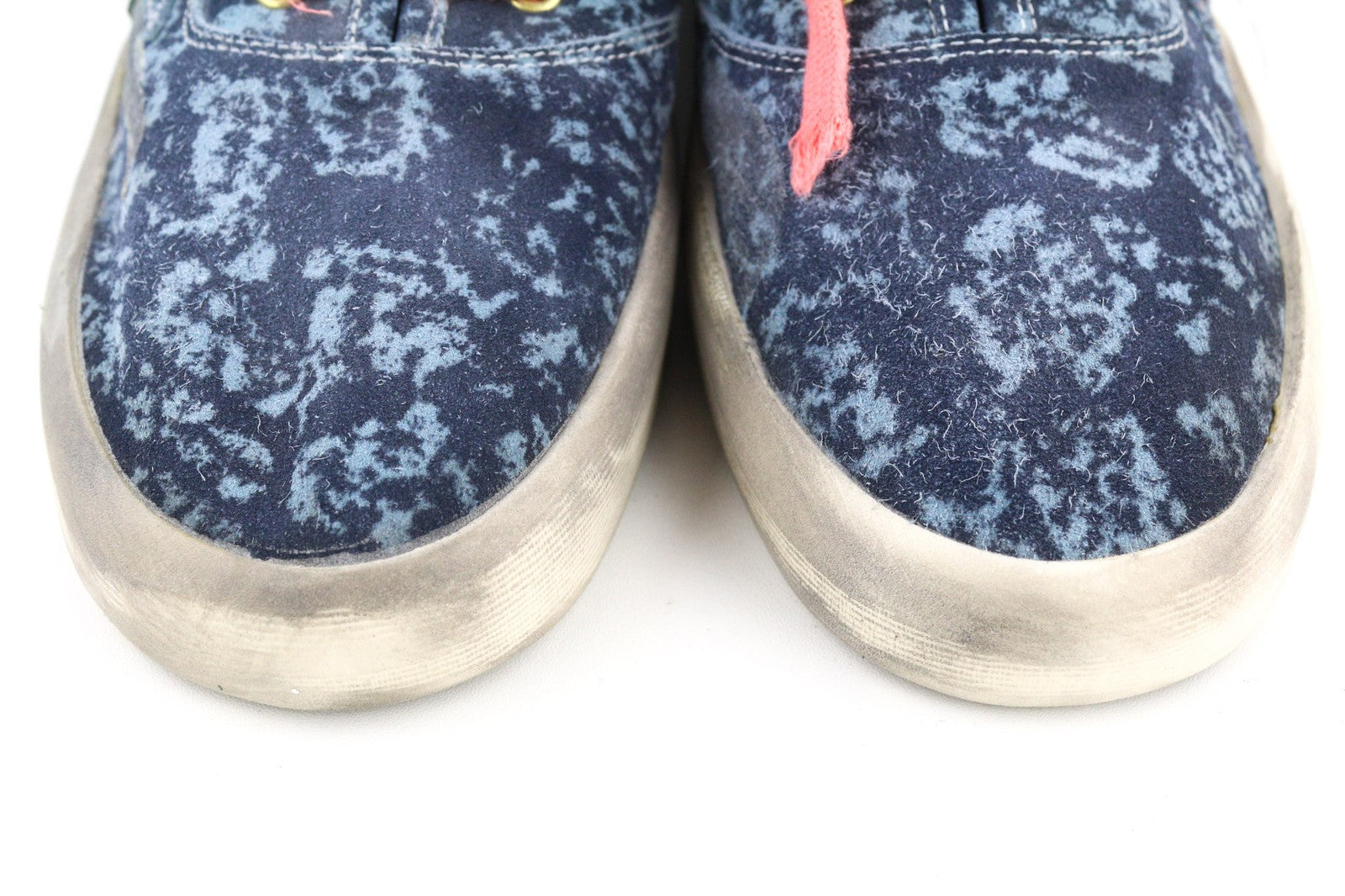 GOLDEN GOOSE Mens Sneakers EU43UK9 Blue Dirty Look California Top   RRP $49