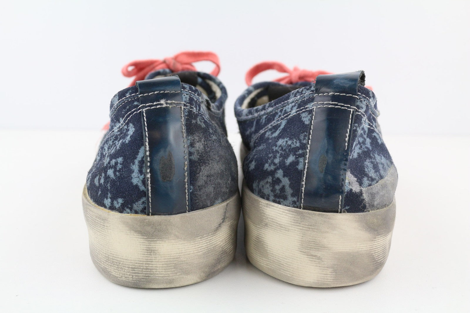 GOLDEN GOOSE Mens Sneakers EU43UK9 Blue Dirty Look California Top   RRP $49