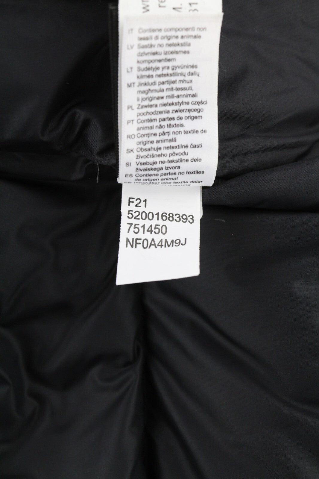 THE NORTH FACE Diablo Mens Jacket S Black 700 Down Insulation Zipper  Puffer