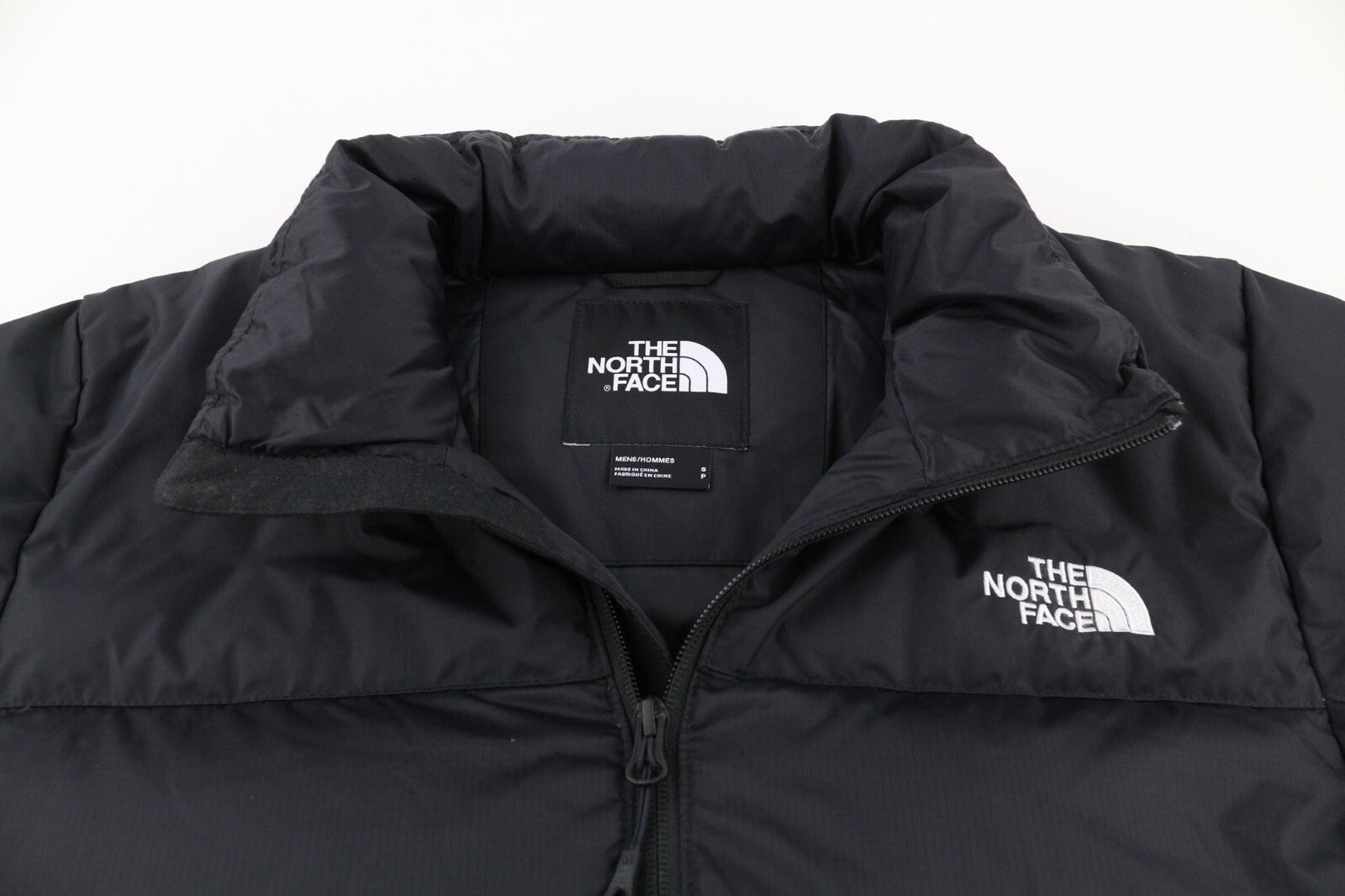 THE NORTH FACE Diablo Mens Jacket S Black 700 Down Insulation Zipper  Puffer