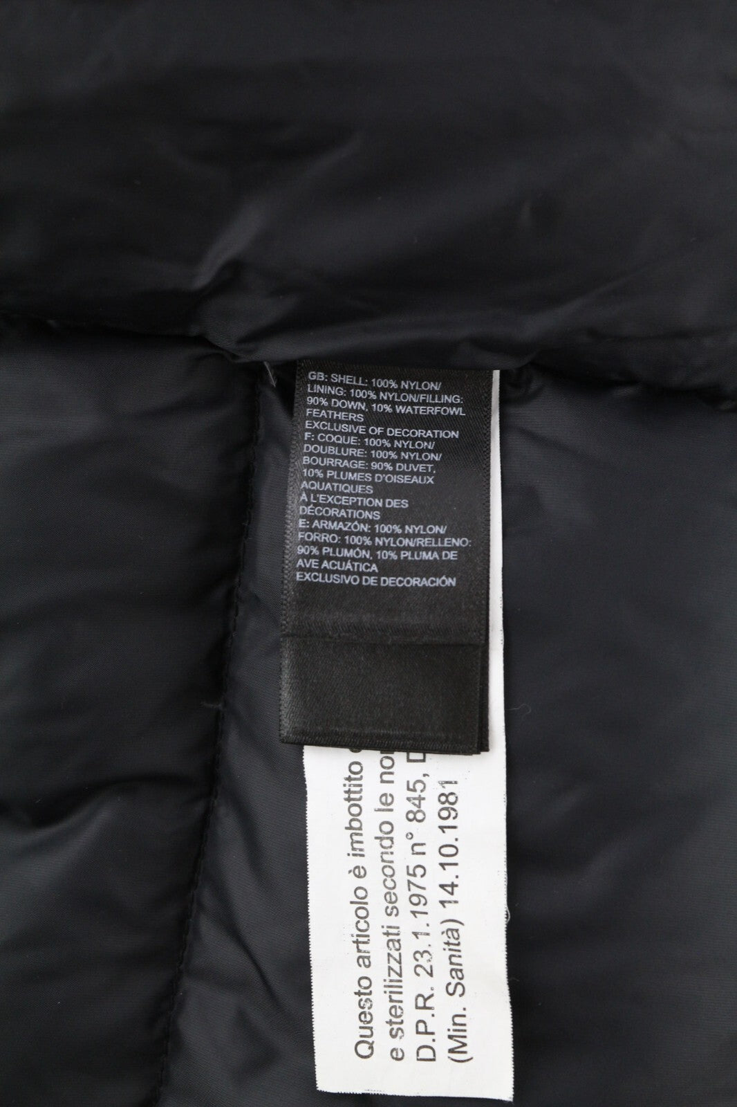 THE NORTH FACE Diablo Mens Jacket S Black 700 Down Insulation Zipper  Puffer