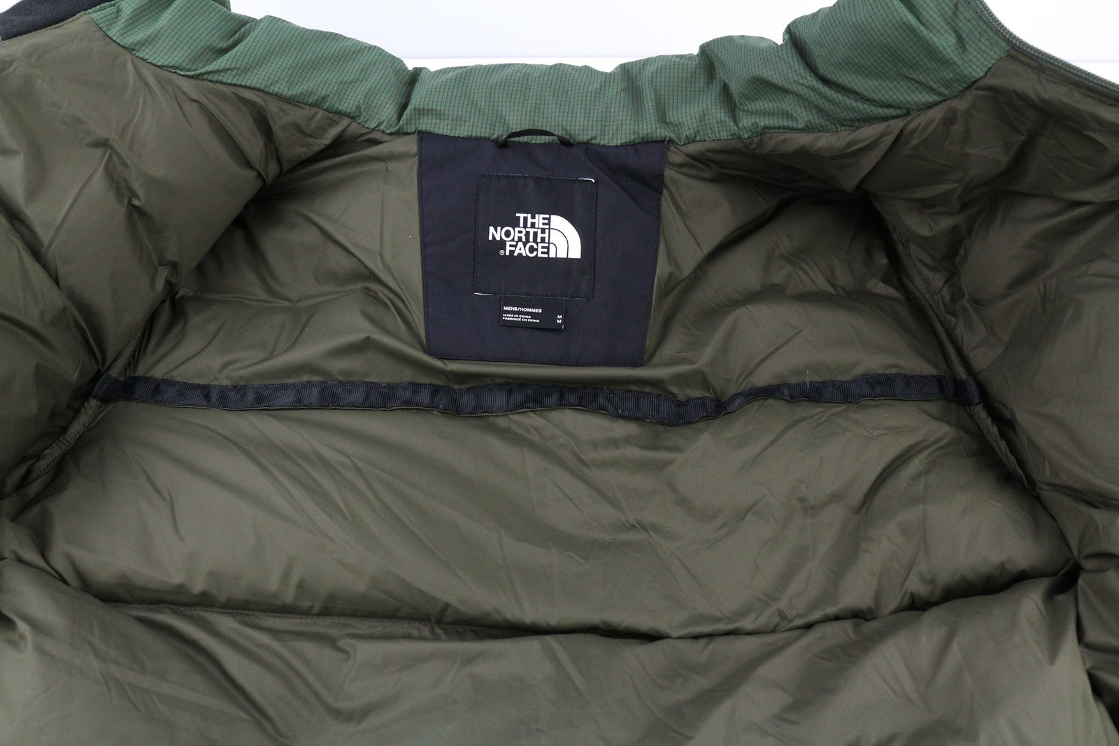 THE NORTH FACE Diablo Mens Jacket M Green 700 Down Insulation Zipper  Puffer