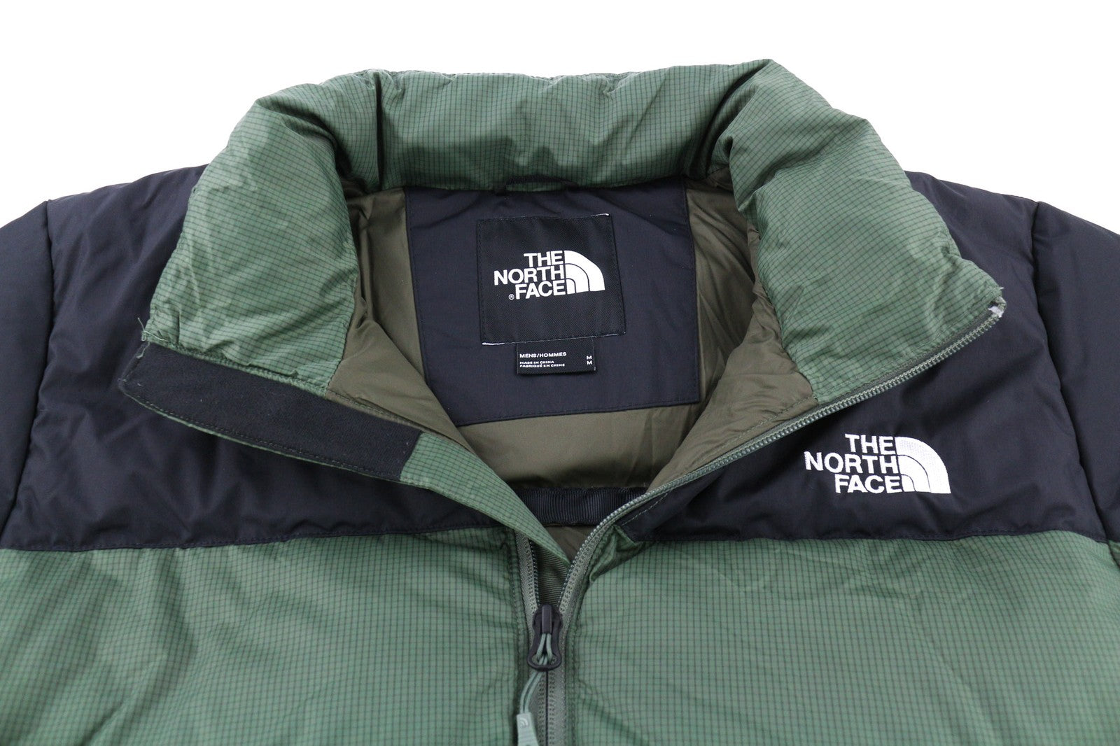 THE NORTH FACE Diablo Mens Jacket M Green 700 Down Insulation Zipper  Puffer