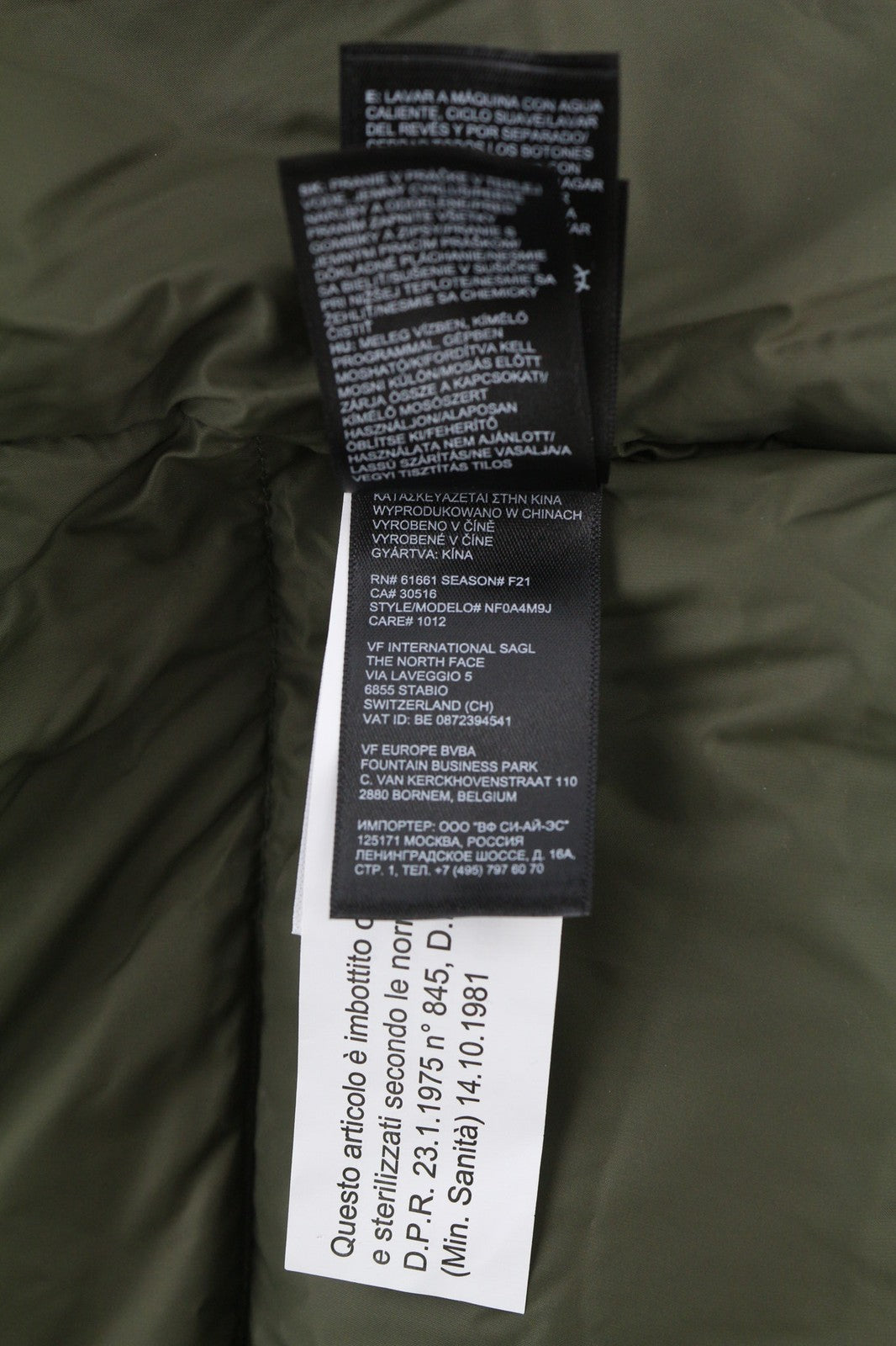 THE NORTH FACE Diablo Mens Jacket M Green 700 Down Insulation Zipper  Puffer