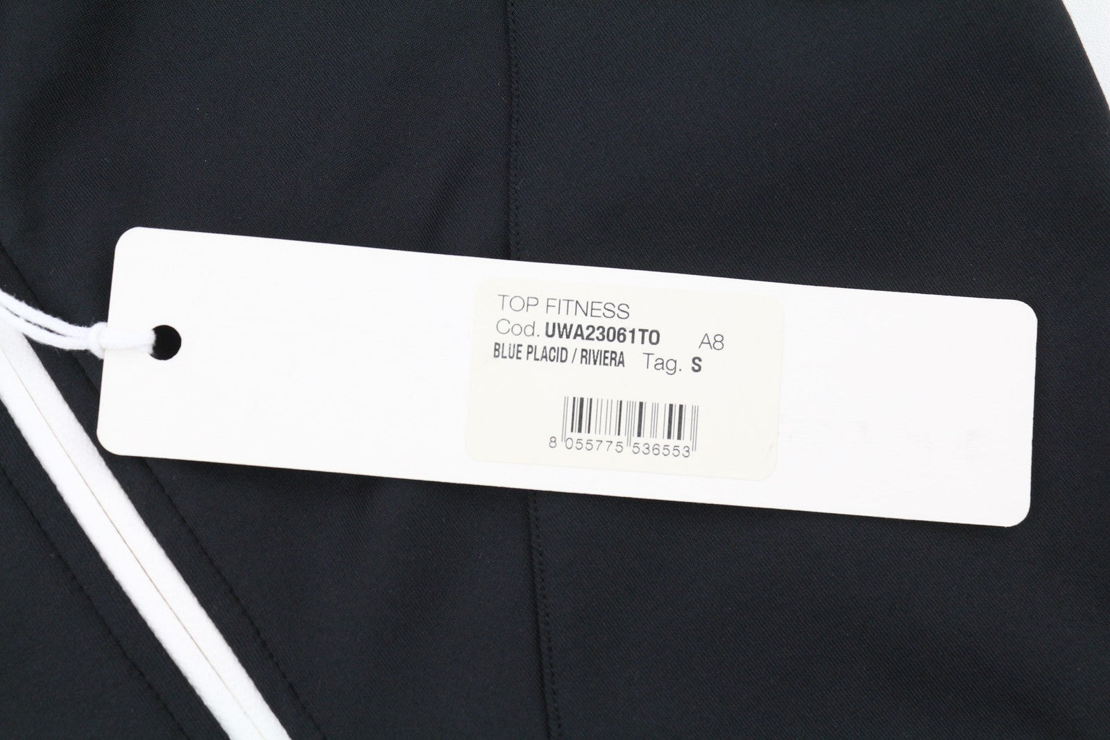 RICHMOND Fitness Womens T-Shirt S Black Sleeveless Zipper Crew Neck Crop