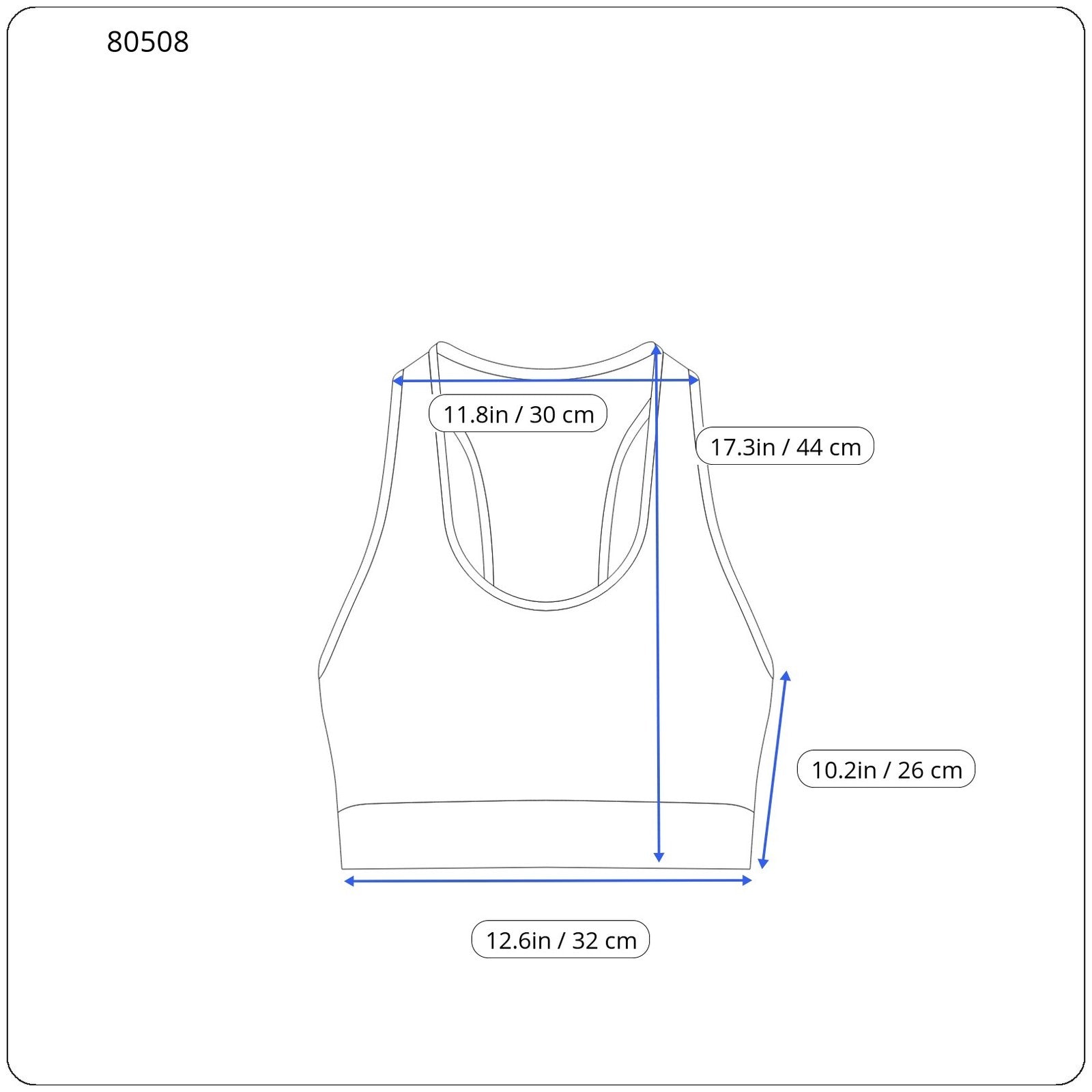 RICHMOND Womens T-Shirt S Dark Blue Sleeveless  Crew Neck Crop Tank Stretch