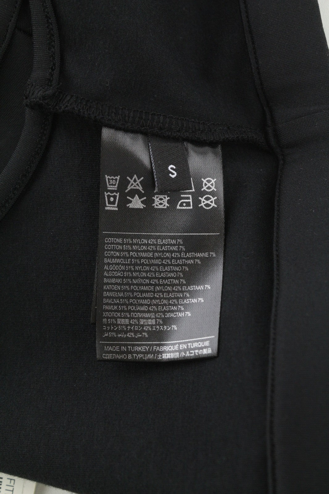 RICHMOND Fitness Womens T-Shirt S Black Round  Neck Crop Tank Top All Seasons