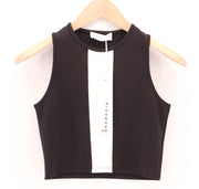 RICHMOND Fitness Womens T-Shirt S Black Sleeveless Crew Neck Tank  Seasons