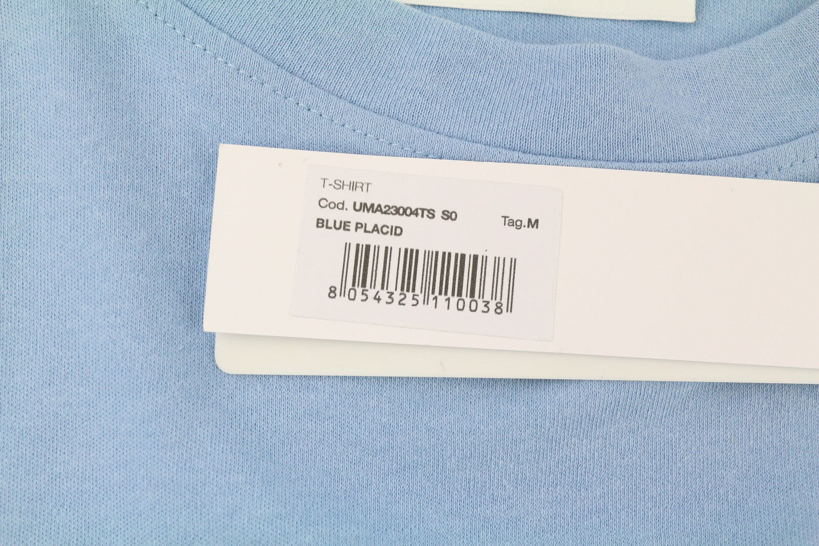 JOHN RICHMOND Mens T-Shirt M Blue Placid Short Sleeve Oversized Crew Printed