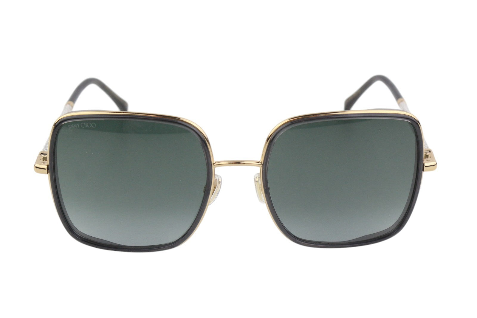 JIMMY CHOO Jayla/S Womens Sunglasses ONE SIZE Tinted Glitter Gold Tone RRP€349