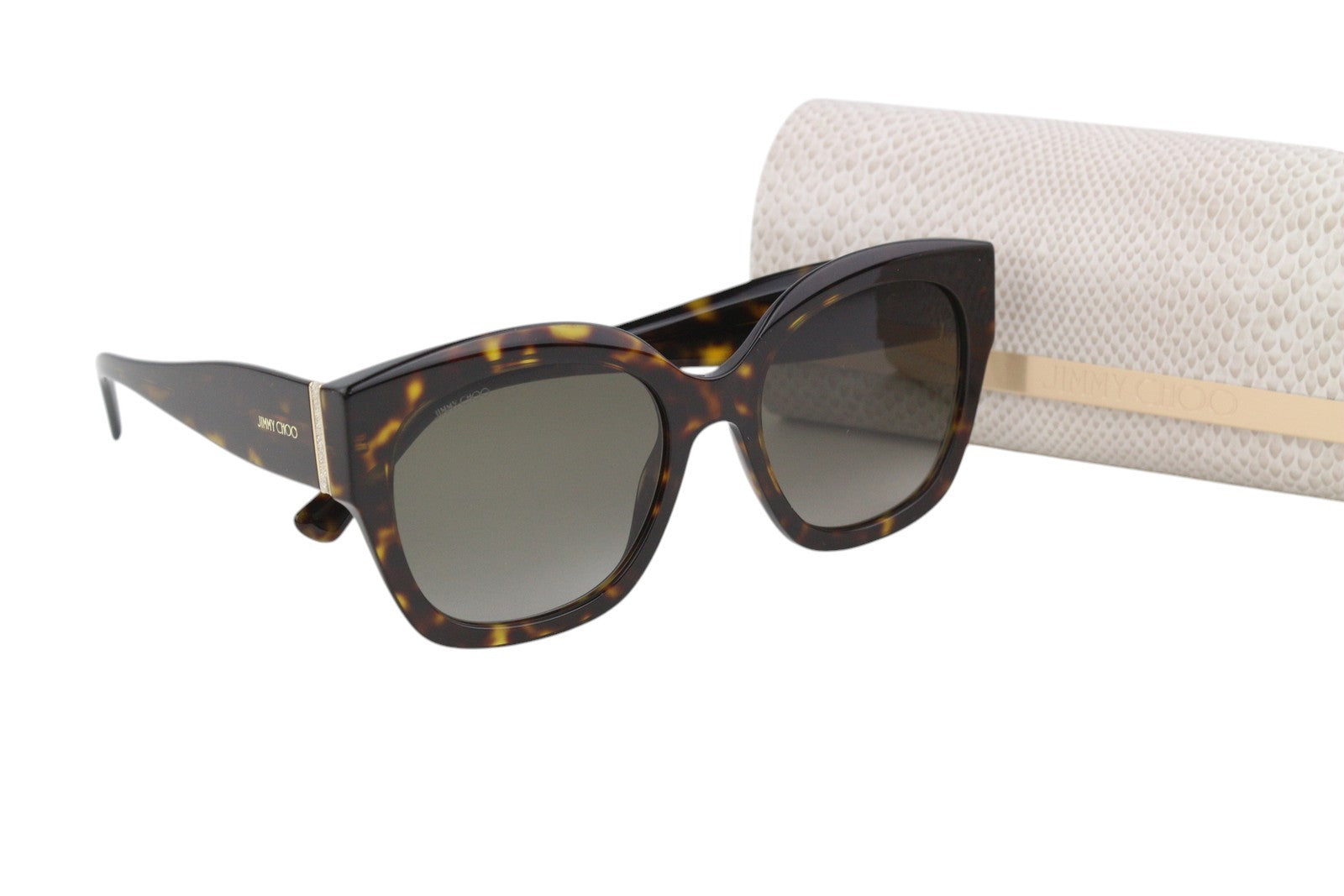 JIMMY CHOO Leela/S Womens ONE SIZE Sunglasses  Tinted Square Animal  RRP€349