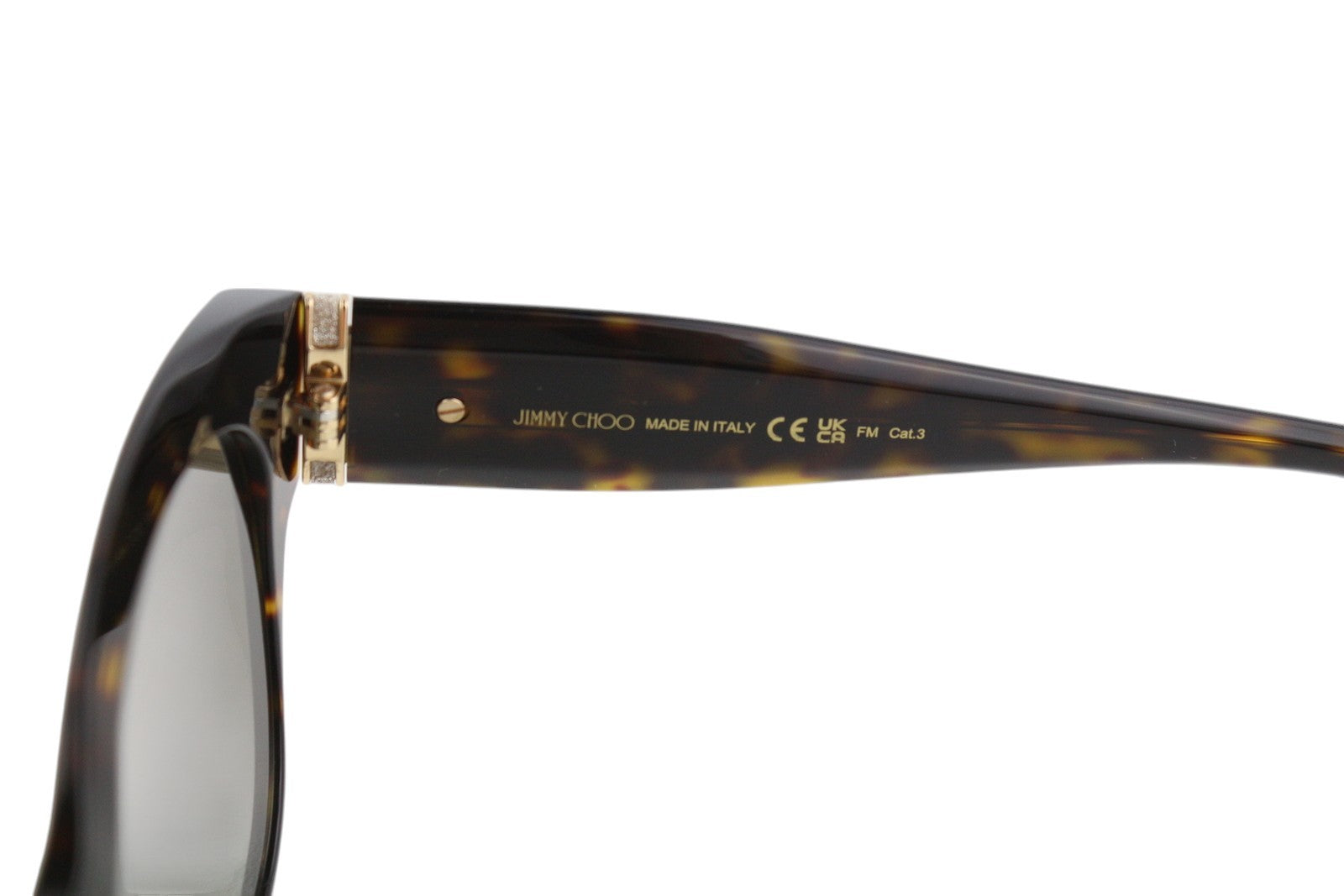 JIMMY CHOO Leela/S Womens ONE SIZE Sunglasses  Tinted Square Animal  RRP€349