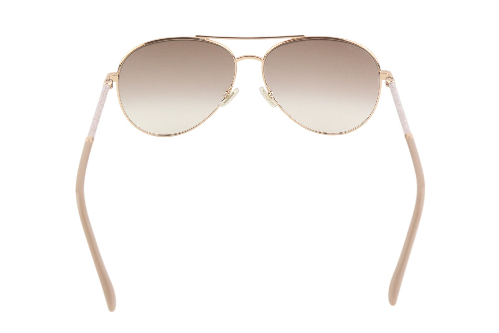 JIMMY CHOO Devan/S Womens Sunglasses ONE SIZE Glitter Rose Gold Frame RRP€349