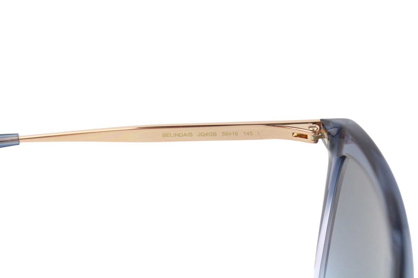 JIMMY CHOO Belinda Womens Sunglasses ONE SIZE Blue Tinted Cateye RRP€349