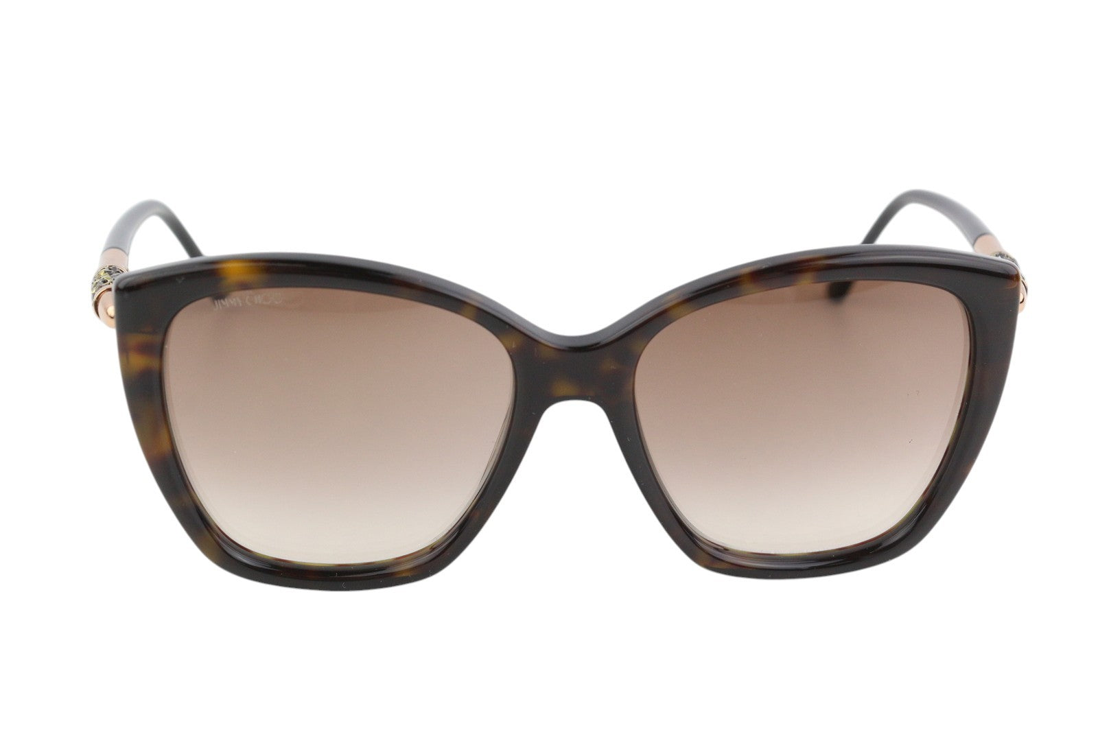 JIMMY CHOO Rose/S Womens Sunglasses ONE SIZE Tinted Square Animal Print RRP€429