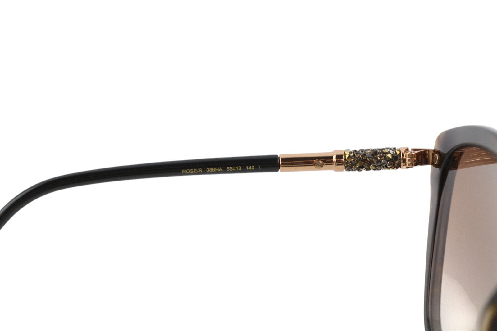 JIMMY CHOO Rose/S Womens Sunglasses ONE SIZE Tinted Square Animal Print RRP€429