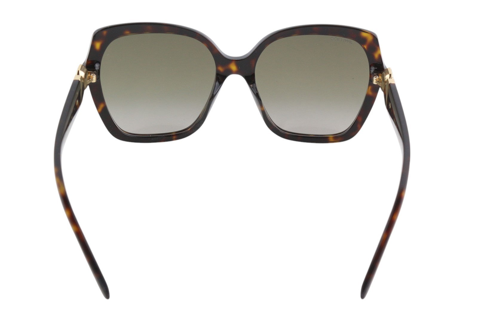 JIMMY CHOO Manon Women Sunglasses ONE SIZE Tinted Square Animal Print RRP€349
