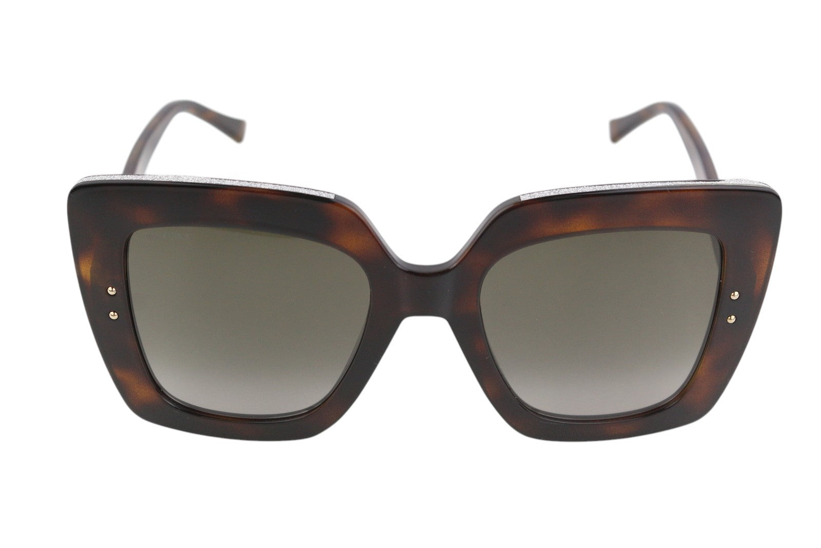 JIMMY CHOO Auri/G/S Women Sunglasses ONE SIZE Tinted Shiny Animal Print RRP€349