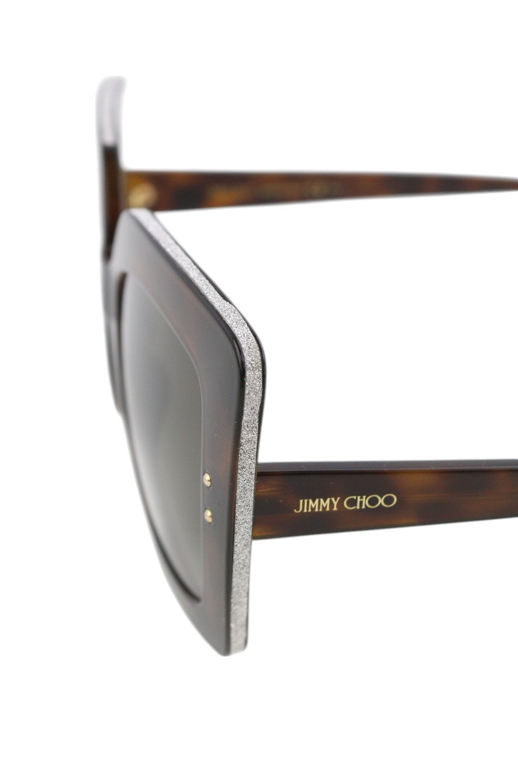 JIMMY CHOO Auri/G/S Women Sunglasses ONE SIZE Tinted Shiny Animal Print RRP€349