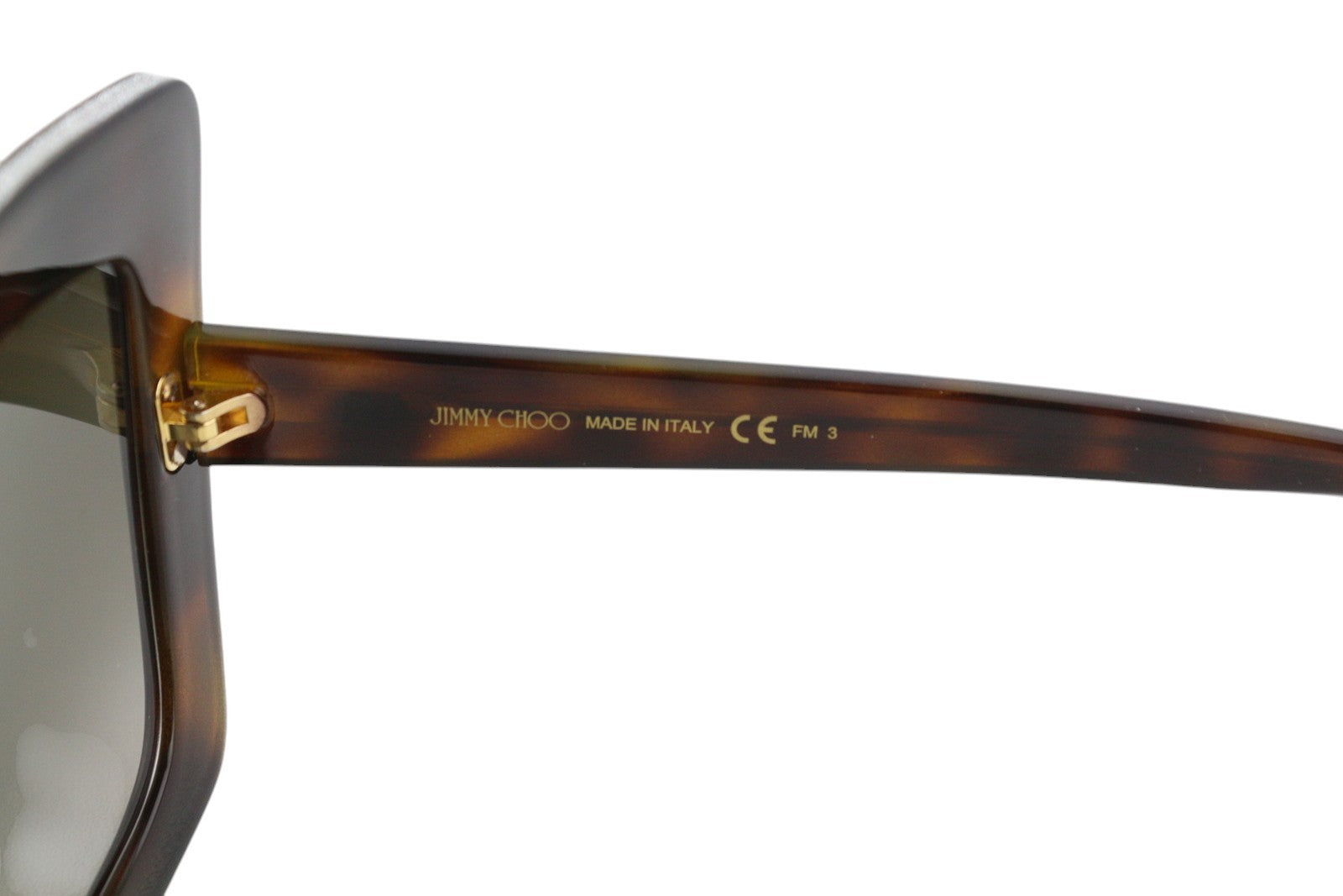 JIMMY CHOO Auri/G/S Women Sunglasses ONE SIZE Tinted Shiny Animal Print RRP€349