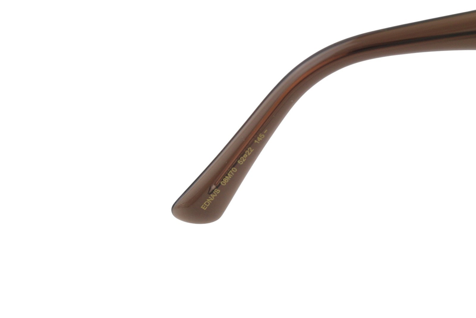 JIMMY CHOO Edna/S Women Sunglasses ONE SIZE Brown Tinted Square Logo RRP€349